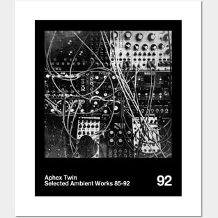 Selected Ambient Works || Vintage Black & White 90s Posters and Art